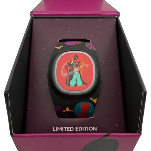 Disney Parks Magic Band+ Plus Aladdin Princess Jasmine & Jafar Limited Edition